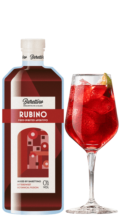 Barettino Rubino nealkoholický aperitív Vol. 0,7l * NOVINKA – Obrázok 3